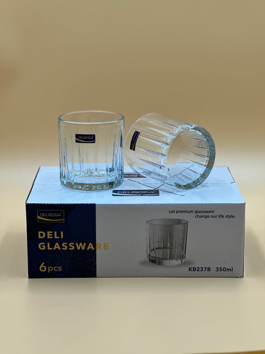 6 Pcs DELISOGA Fine Glass Set π₯β¨