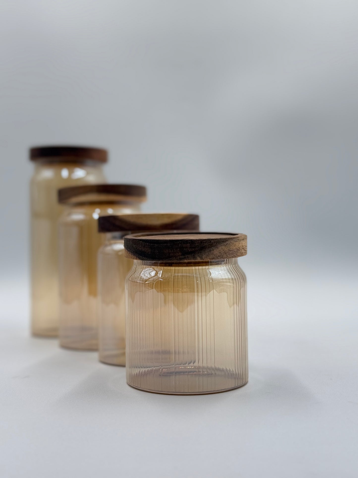 4 Pcs Turkey Glass Air Tight Jar Sets ✨