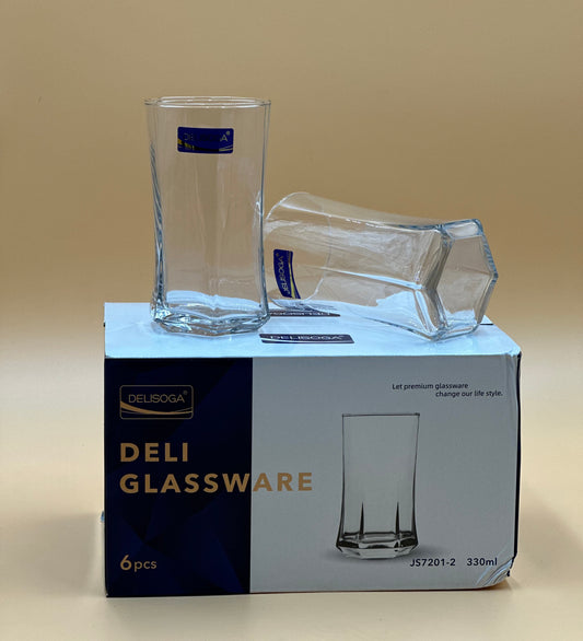 6 Pcs DELISOGA Fine Glass Set π₯β¨