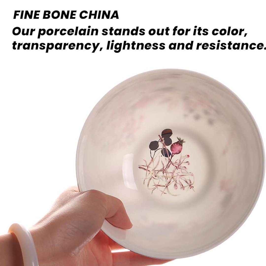 KOKEN Pink Golden Floral- 16 Pcs Dinnerware Set π½οΈ