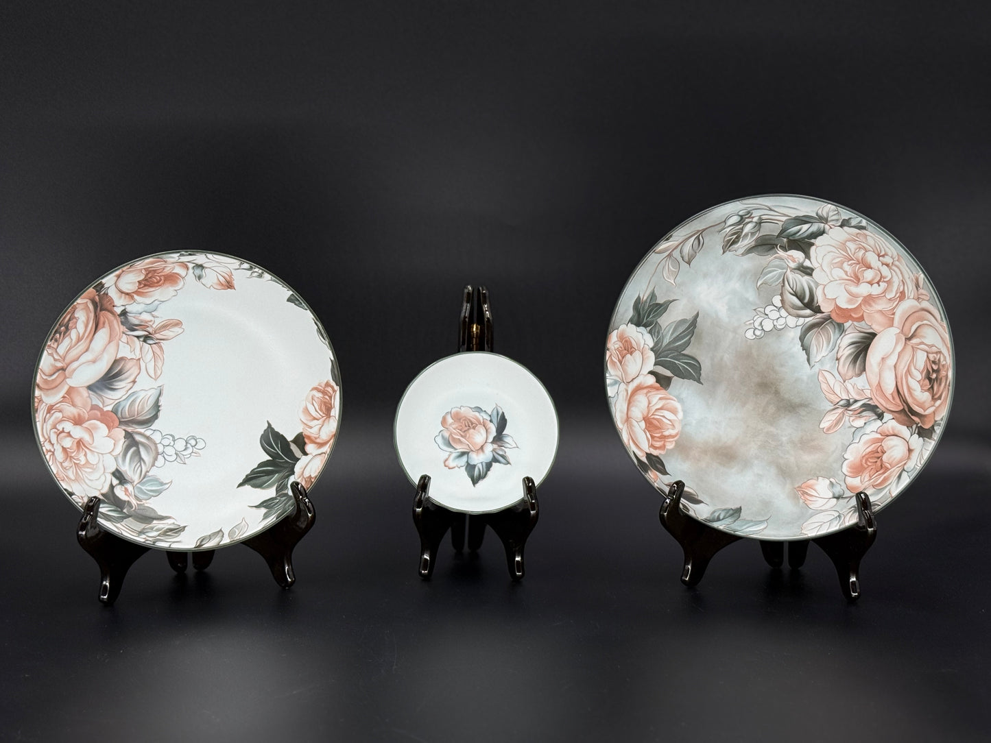 18 Pcs Matt Bone China Dusky Petal Breakfast Set 🪷