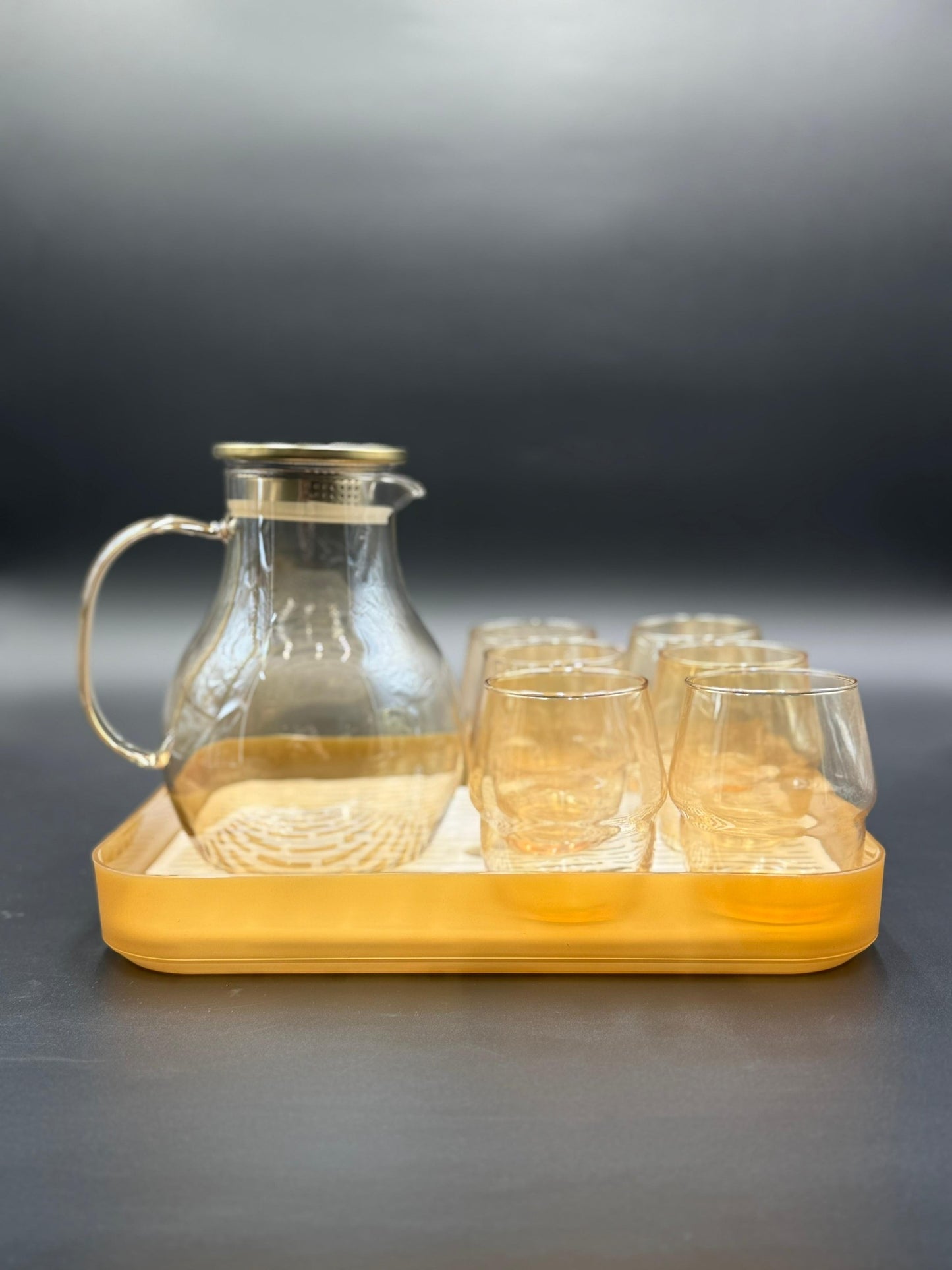 8 Pcs Regal Essence Water Set with Plastic Tray ✨