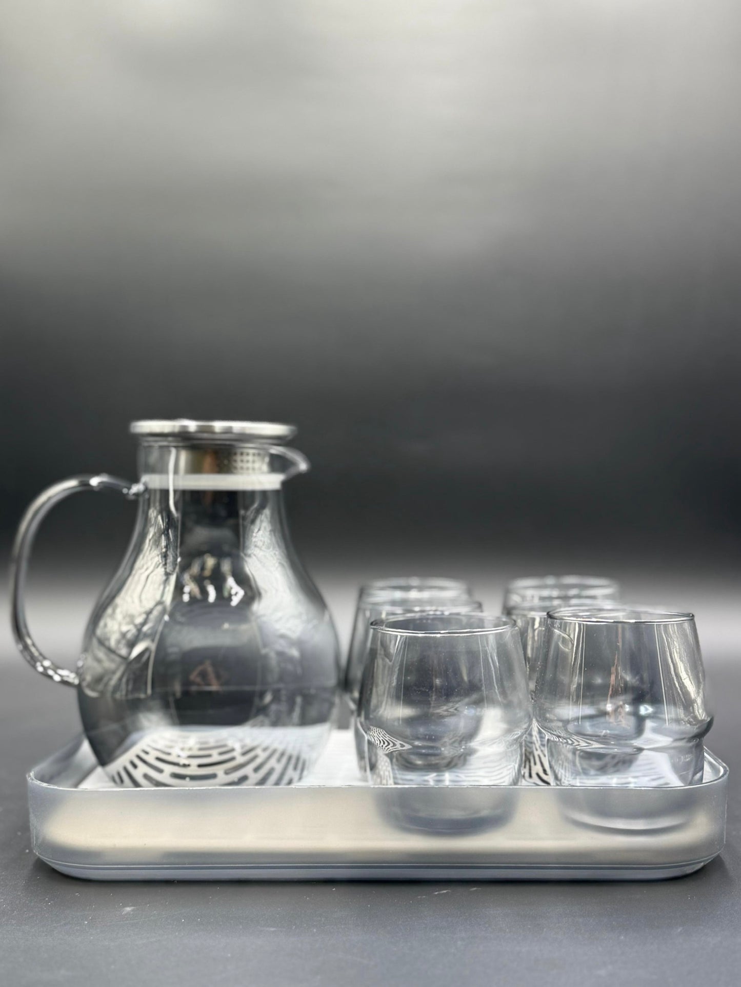 8 Pcs Regal Essence Water Set with Plastic Tray ✨