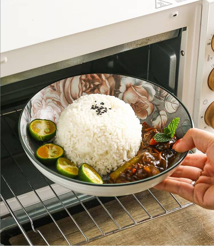 18 Pcs Matt Bone China Dusky Petal Breakfast Set 🪷