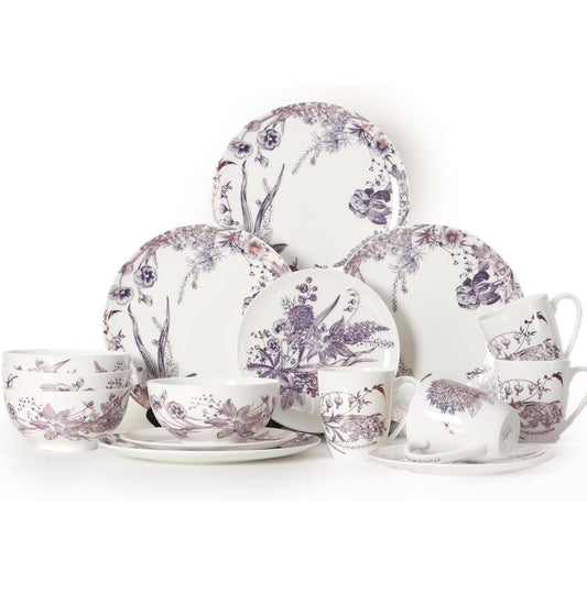 KOKEN Violet Floral- 16 Pcs Dinnerware Set π½οΈ