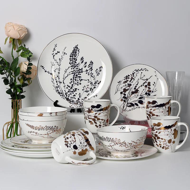 KOKEN White Gold Ginger- 16 Pcs Dinnerware Set 🍽️