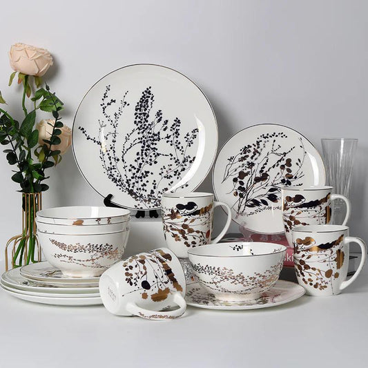 KOKEN White Gold Ginger- 16 Pcs Dinnerware Set π½οΈ