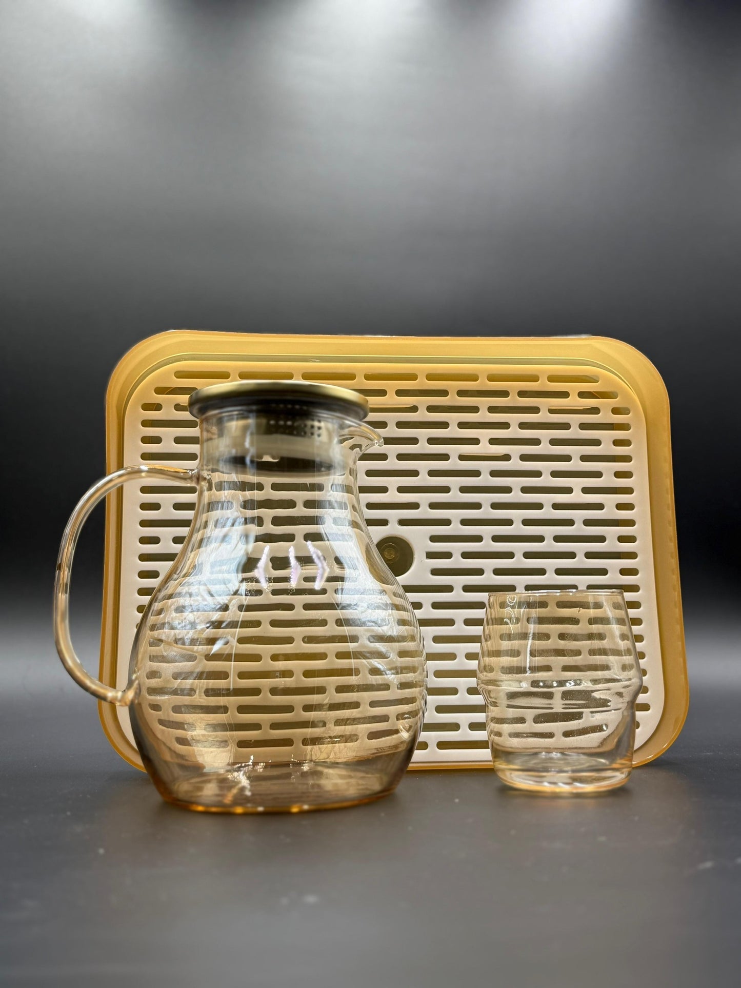 8 Pcs Regal Essence Water Set with Plastic Tray ✨