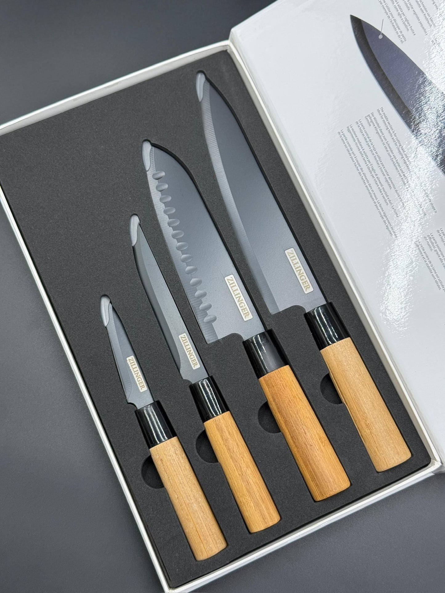 4 Pcs Japanese Premium Knife Set ✨