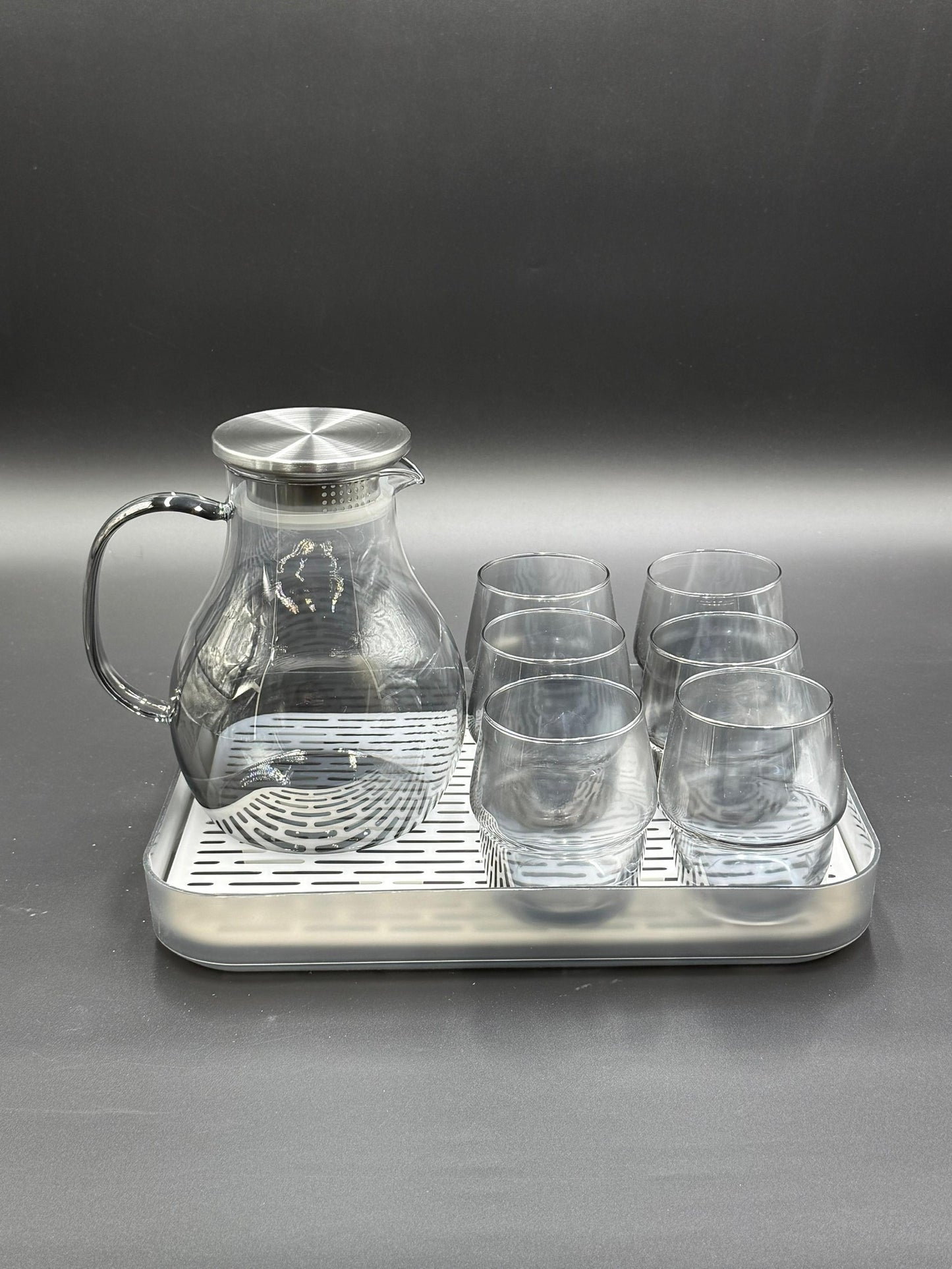 8 Pcs Regal Essence Water Set with Plastic Tray ✨