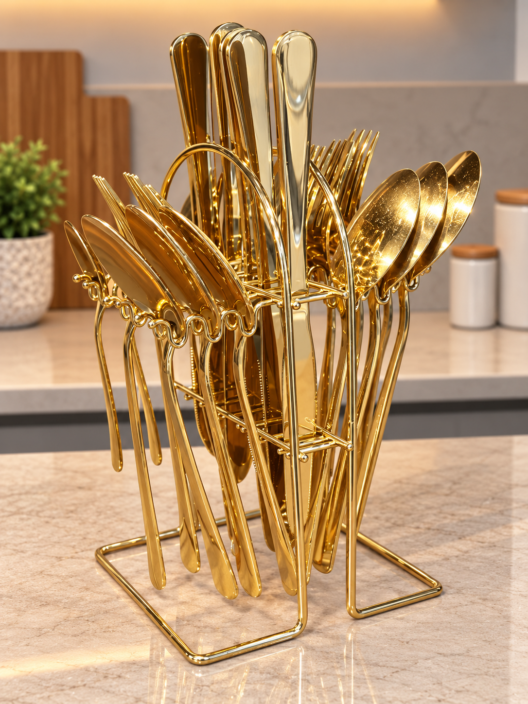 24 PCS Stainless Steel Cutlery Set