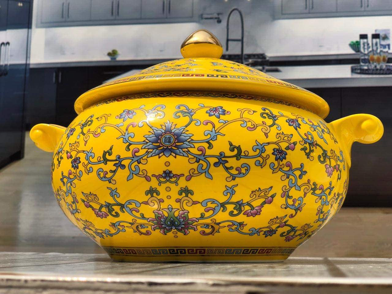 70 Pcs Bright Future Gold-Plated Italian Dinner Set šāØ