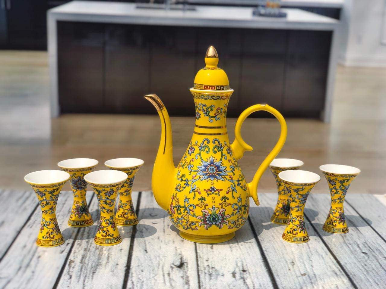 70 Pcs Bright Future Gold-Plated Italian Dinner Set šāØ