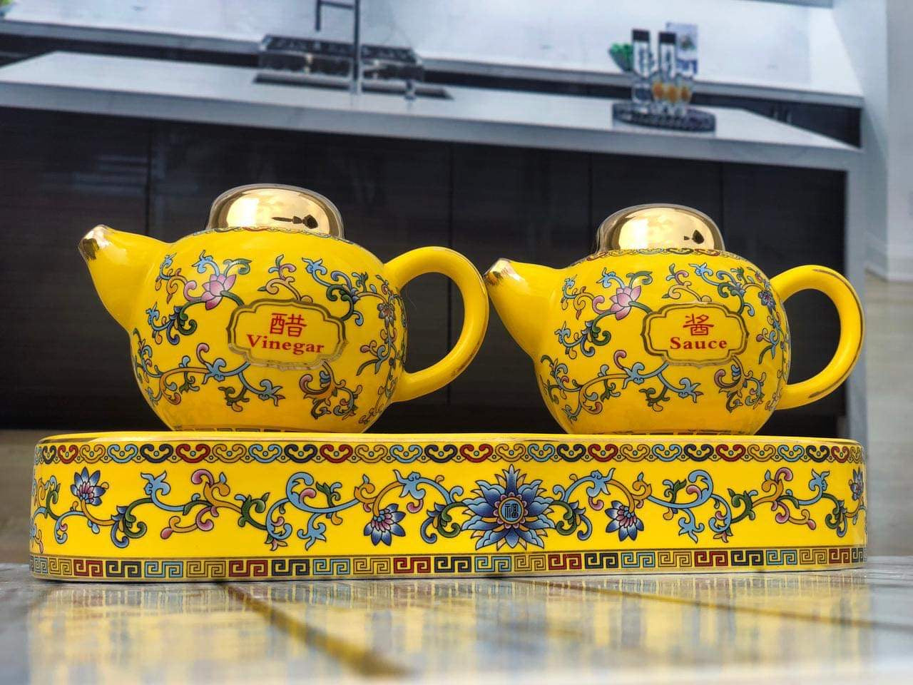 70 Pcs Bright Future Gold-Plated Italian Dinner Set šāØ