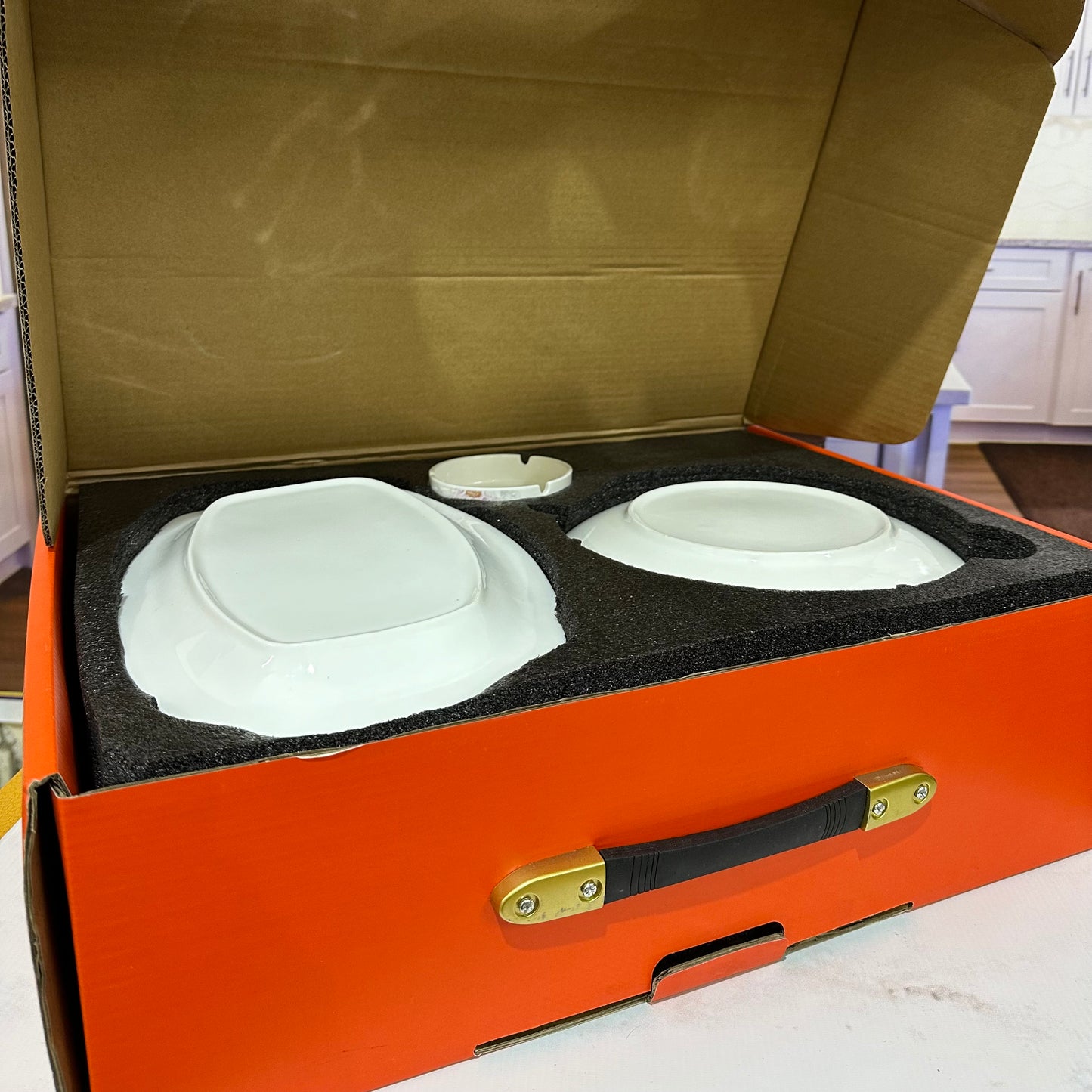 Purple Horizon Serenity - 48 Pcs Bone China Chinese Dinner Set β¨