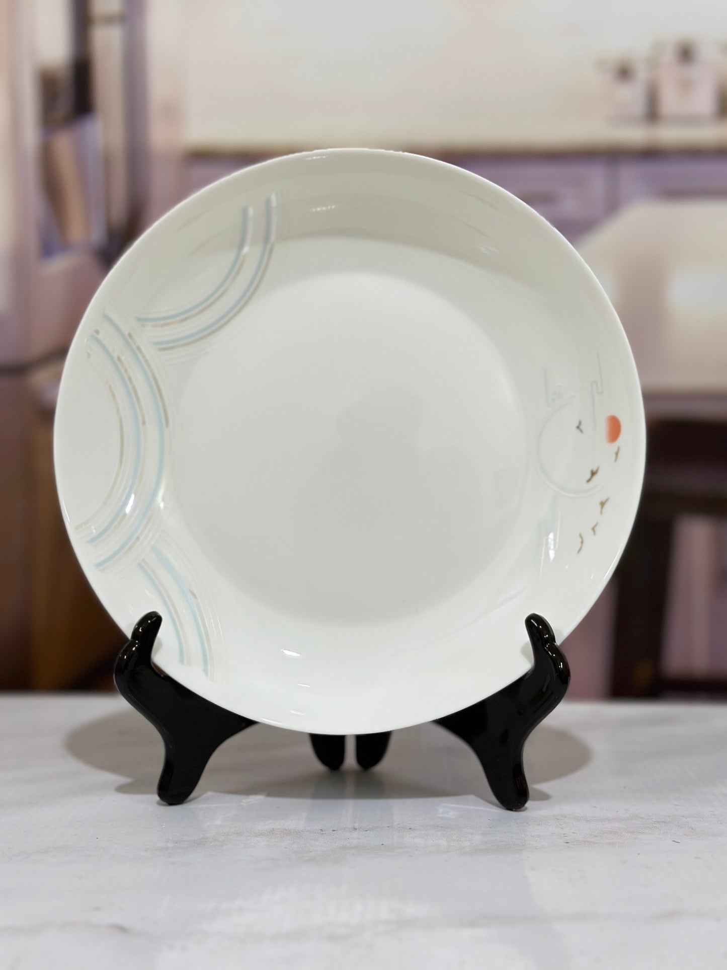 46 Pcs Bone China Flower Chinese Soup Set πΈβ¨