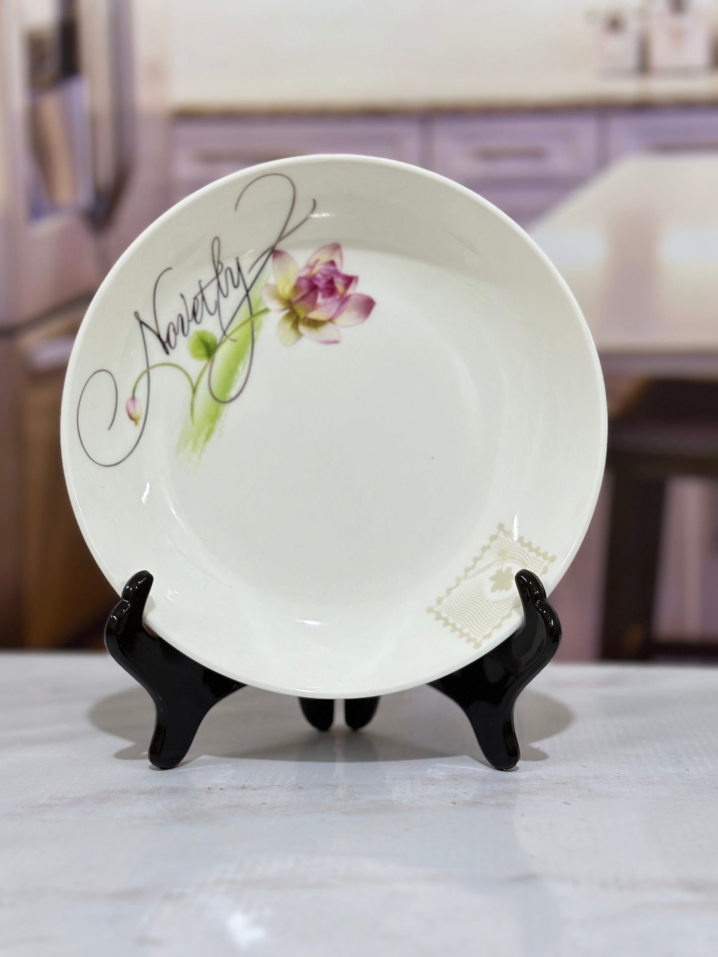 46 Pcs Bone China Flower Chinese Soup Set πΈβ¨