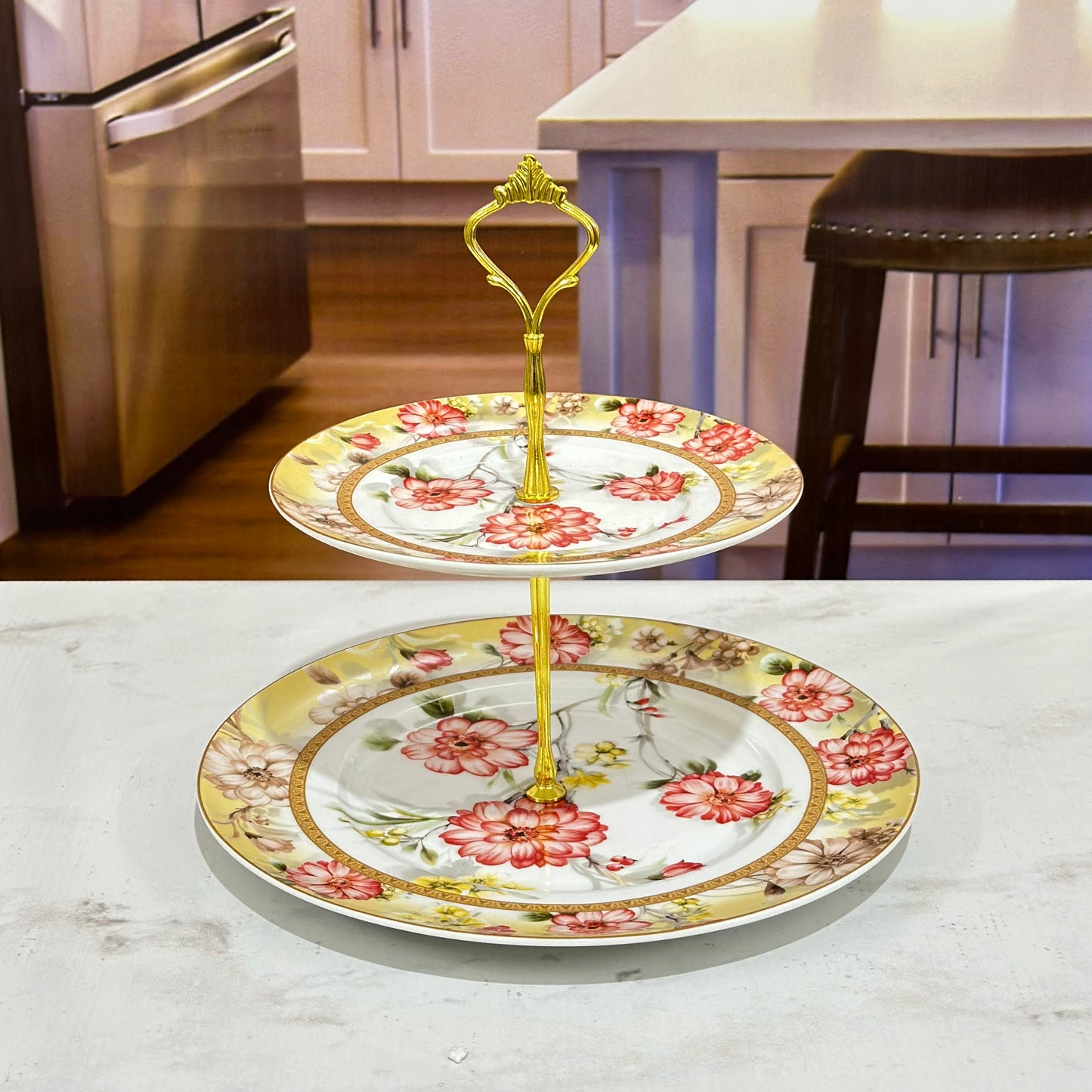 56pcs Super Bone China Chinese Dinner Set with Cake Platter ππ°