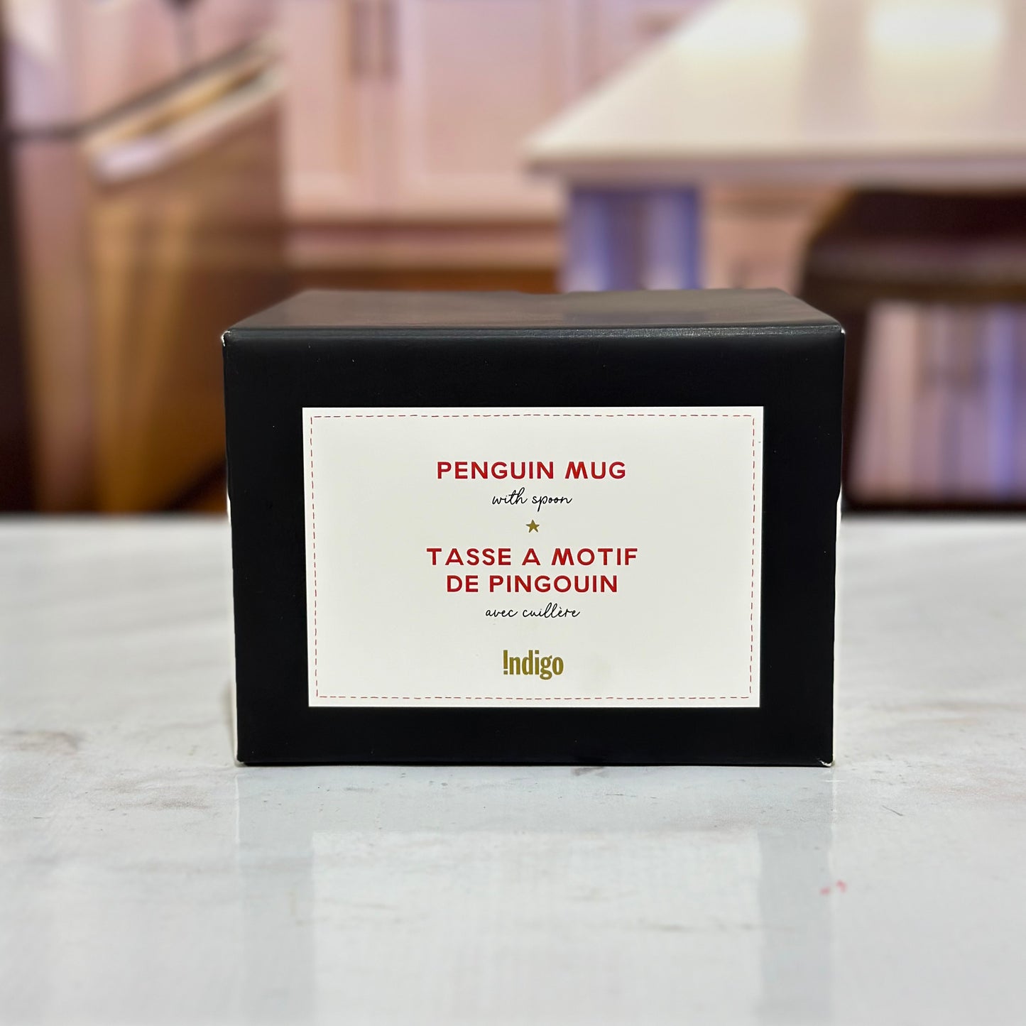 Cute Penguin Gift Mug with Spoon ๐ง