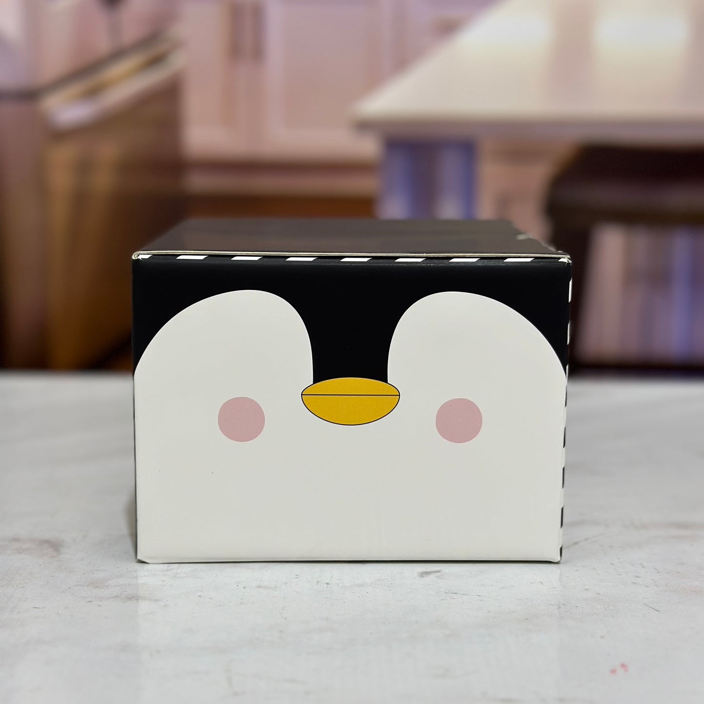 Cute Penguin Gift Mug with Spoon ๐ง