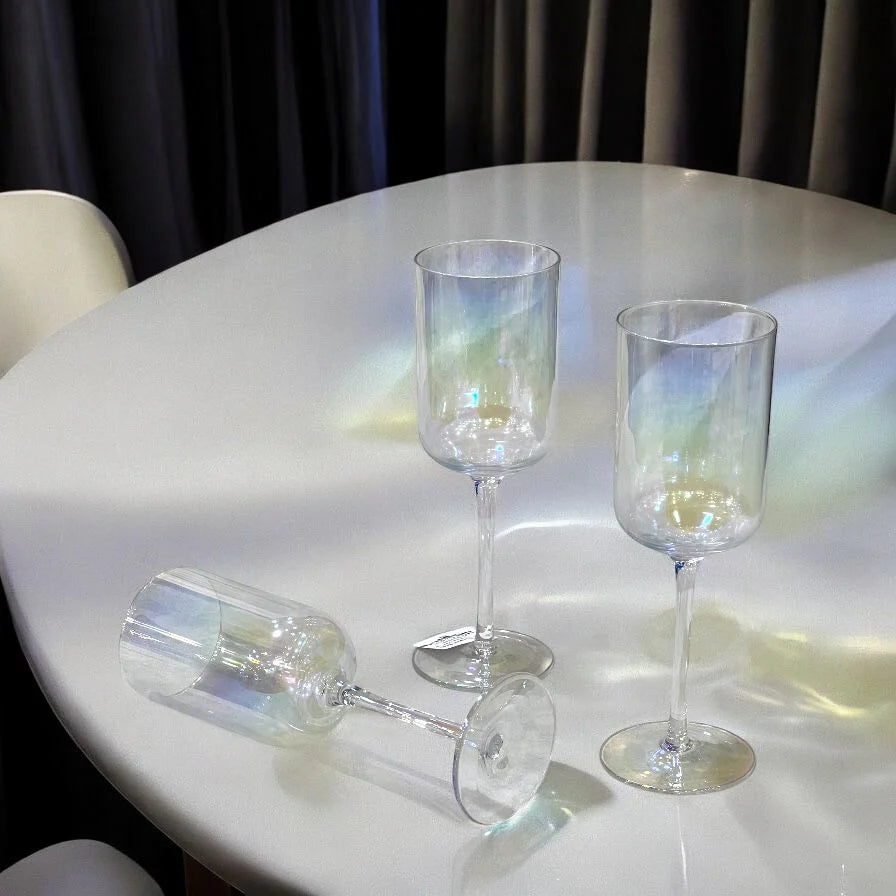 4 Pcs Danny Home Slim Rainbow Wine Glass Set