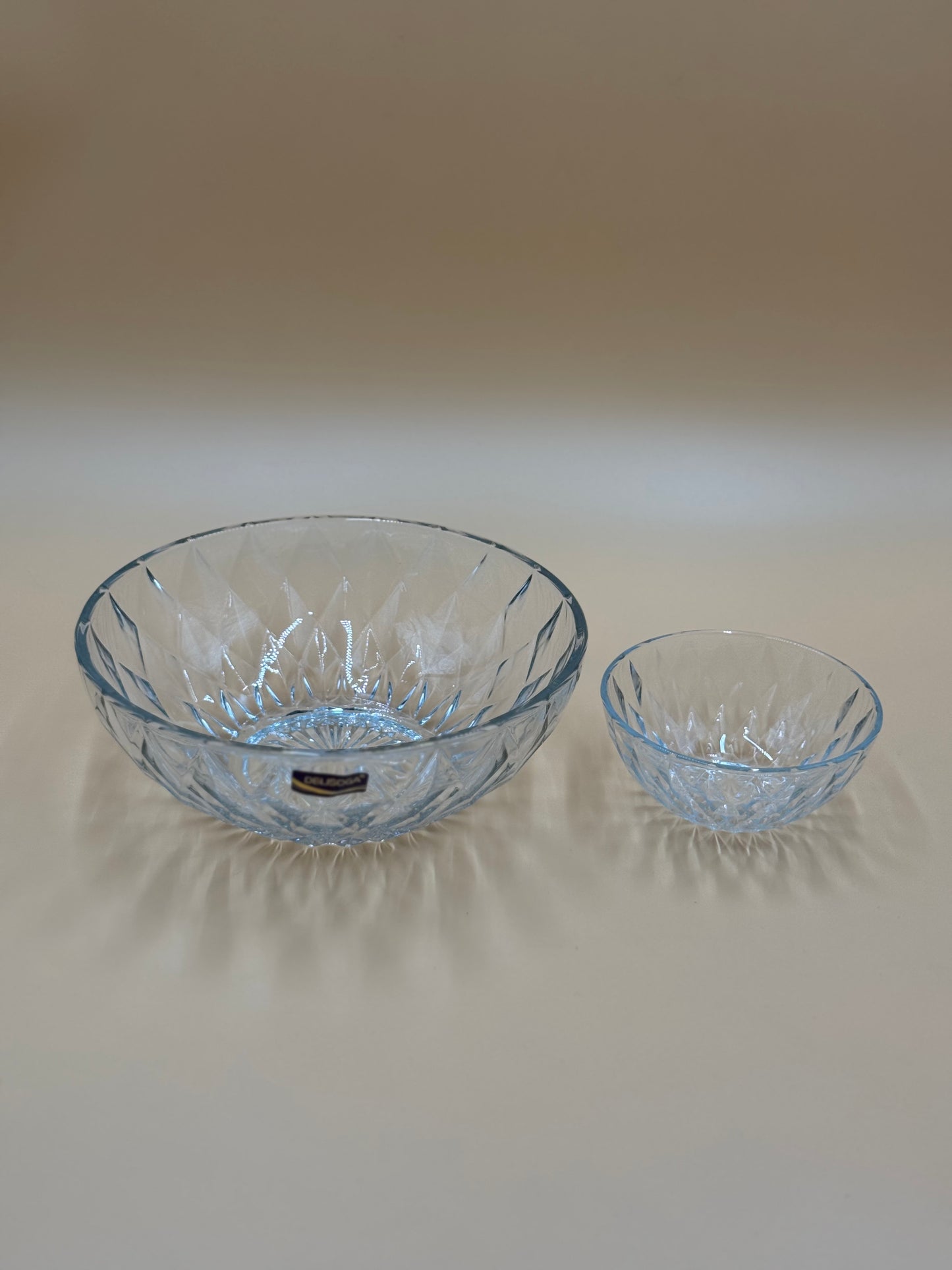 7 Pcs DELISOGA Fine Textured Glass Fruit Bowl Set 🍇🥣