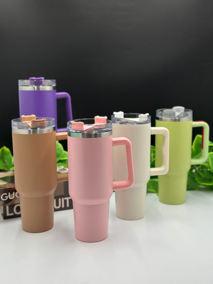 Solid Colour Insulated Travel Tumbler – 1.2L