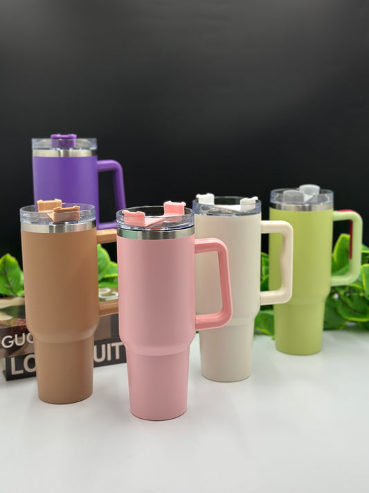 Solid Colour Insulated Travel Tumbler – 1.2L