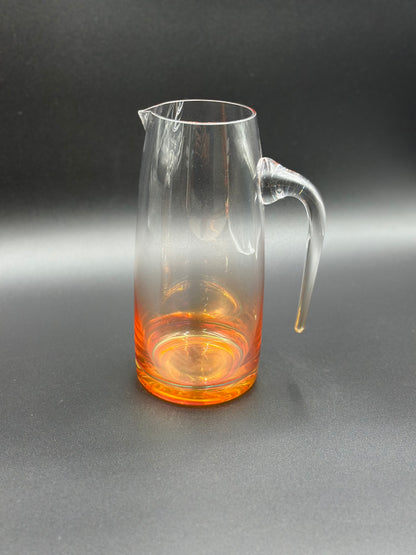 7 Pcs Orange Shade Turkey Glass Decent Water Set