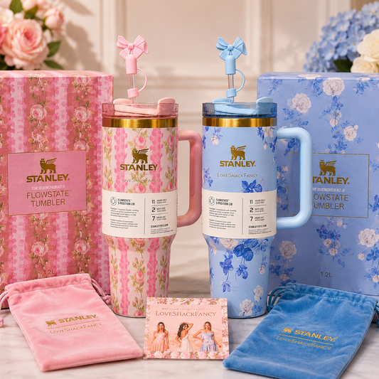 Stanley x LoveShackFancy Floral Quencher Tumbler 1.2L – Gift Box Edition