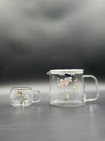 7 Pcs Heat Resistant Chinese Glass Kettle Set✨