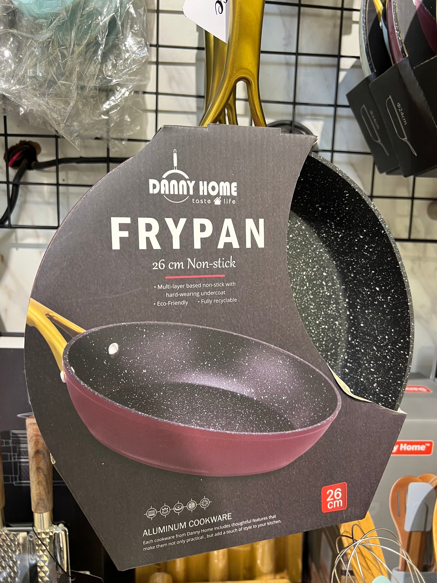 Danny Home Marble Coating Non-Stick Fry Pan🍳
