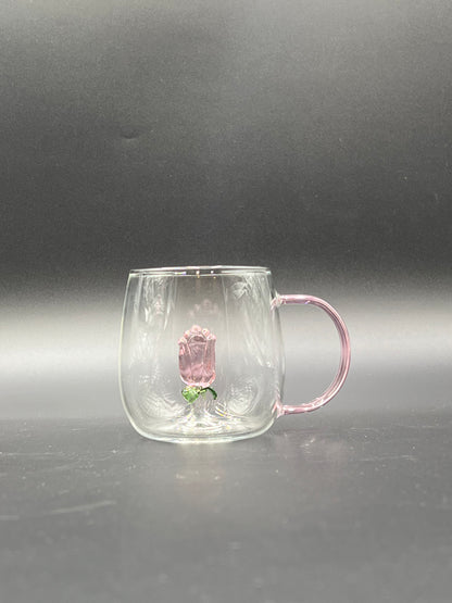 5 Pcs Turkish Glass Tea Set – Floral Kettle & Cups 🌷