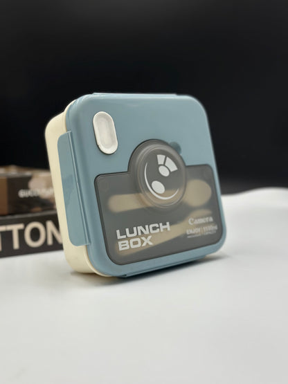 Classic Camera Lunch Box with Cutlery – 1100ml