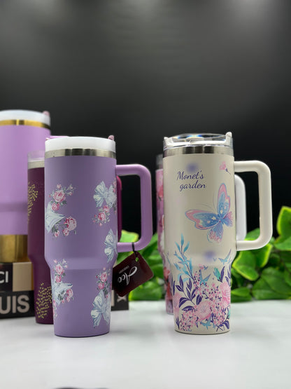 Printed Insulated Travel Tumbler – 1.2L