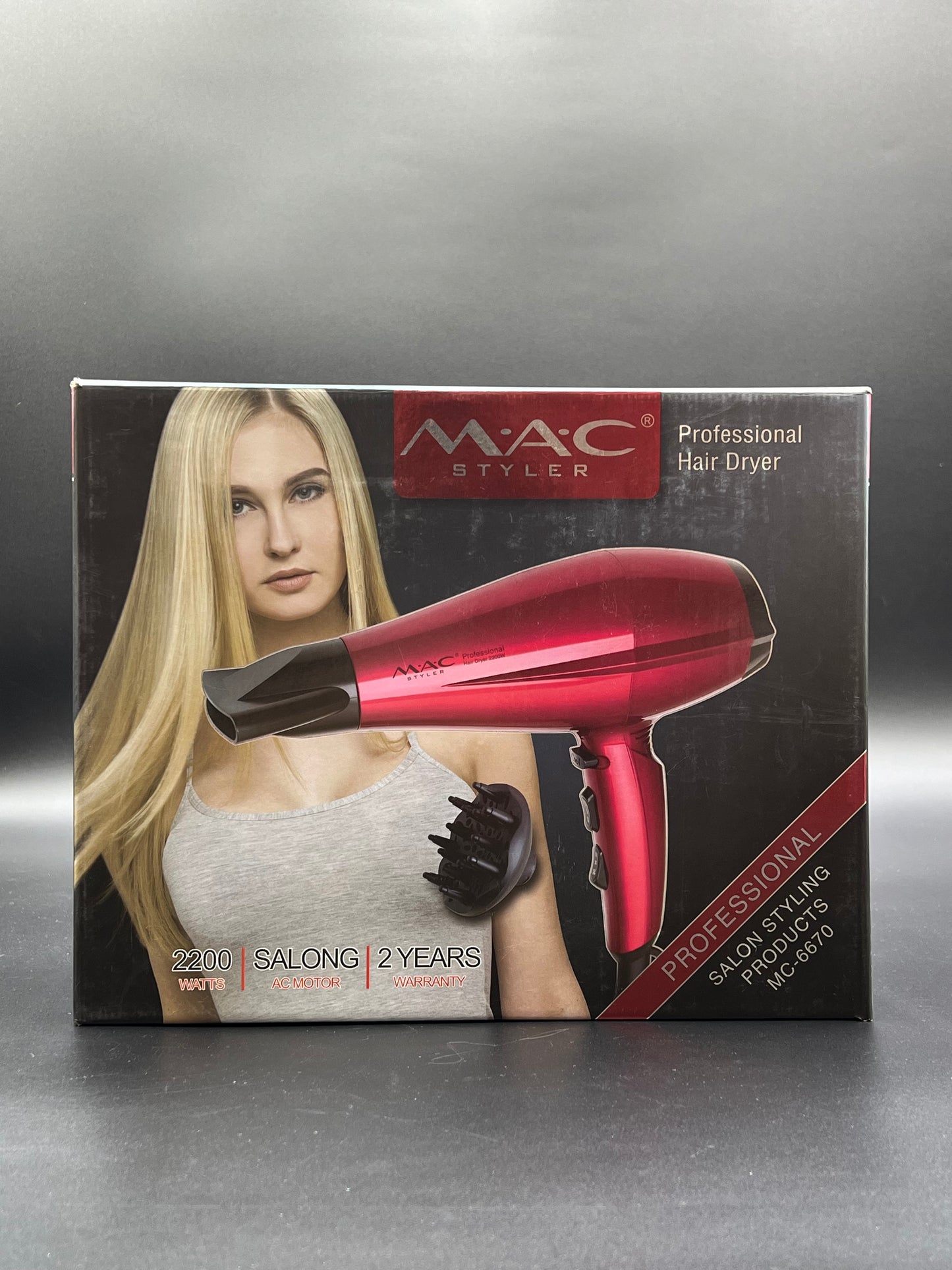 MAC Professional Hair Dryer – Salon Power at Home