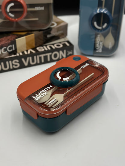 SnapLock Camera Lunch Box with Cutlery – 1100ml