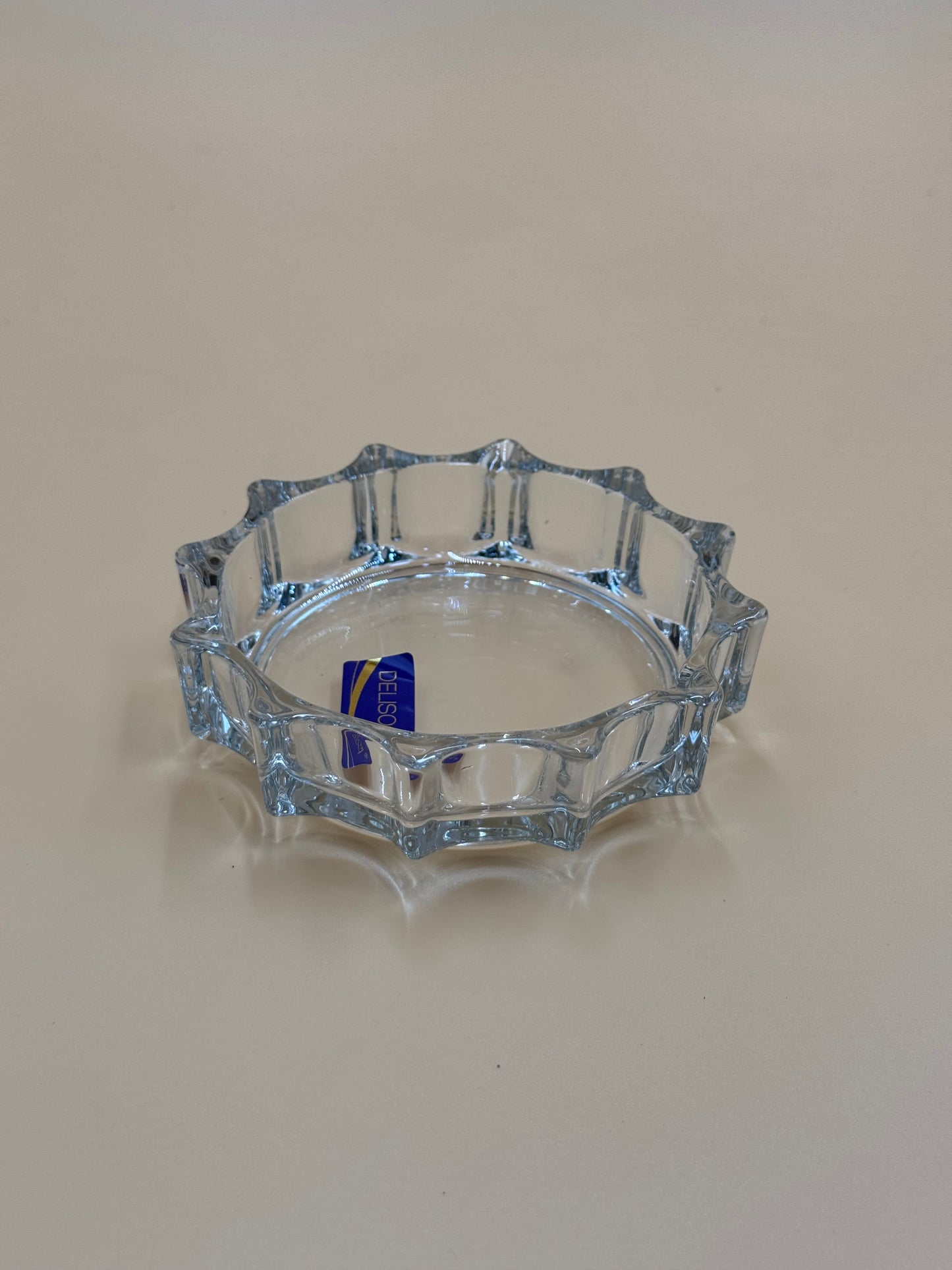 Block Style DELISOGA Fine Glass Ashtray ✨