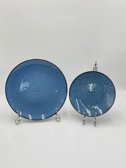 16 Pcs Ocean Mist Reactive Glazed Stoneware Breakfast Set 🌊☀️