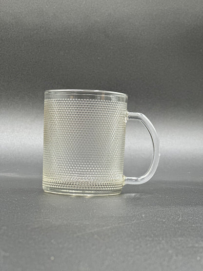 6 Pcs DELISOGA Fine Textured Glass Mugs ☕️