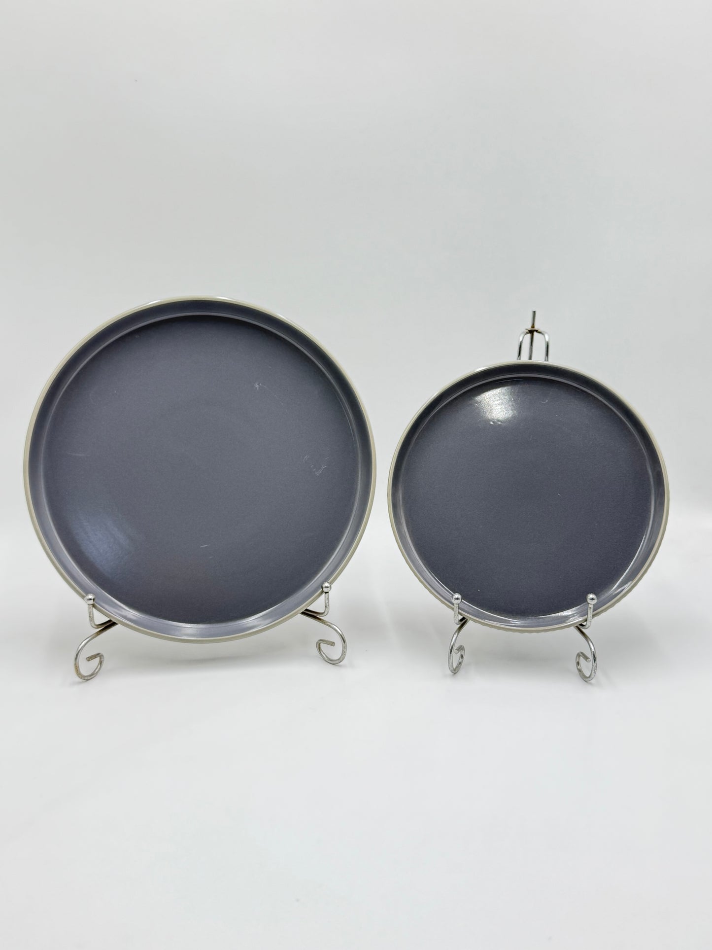 12 Pcs Grey Glazed Stoneware Breakfast Set 💫