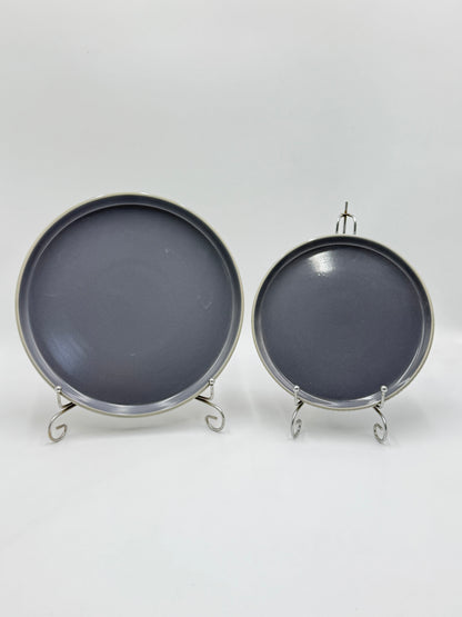 12 Pcs Grey Glazed Stoneware Breakfast Set 💫