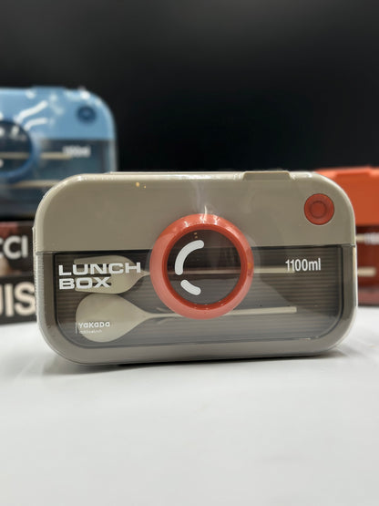 SnapLock Camera Lunch Box with Cutlery – 1100ml