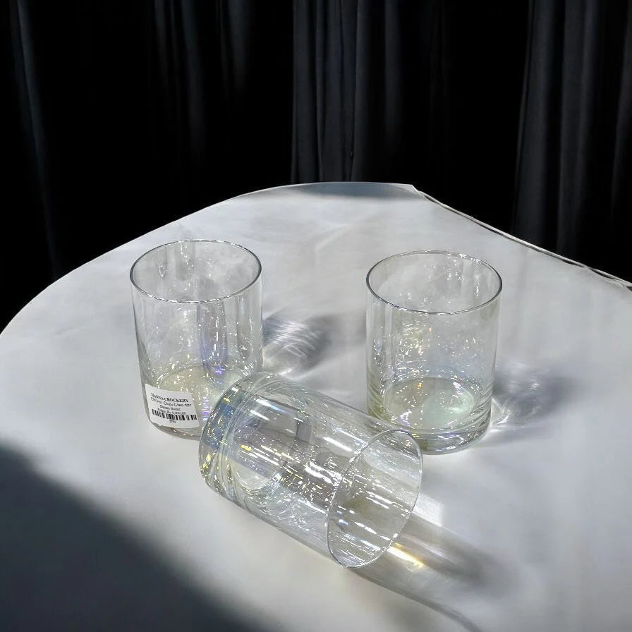 6 Pcs Danny Home Short Rainbow Glass Set