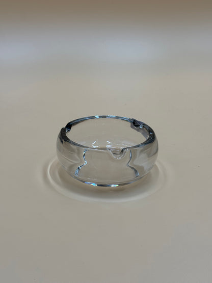 Smooth Round DELISOGA Fine Glass Ashtray ✨