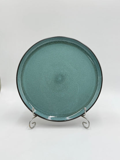 16 Pcs Teal & Matte Black Reactive Glazed Breakfast Set 💥