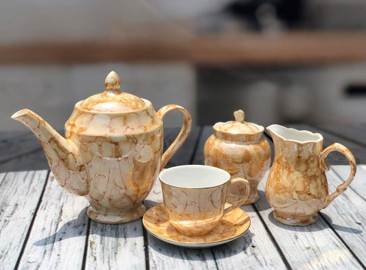 17pcs Fine Bone China Tea Set ☕️