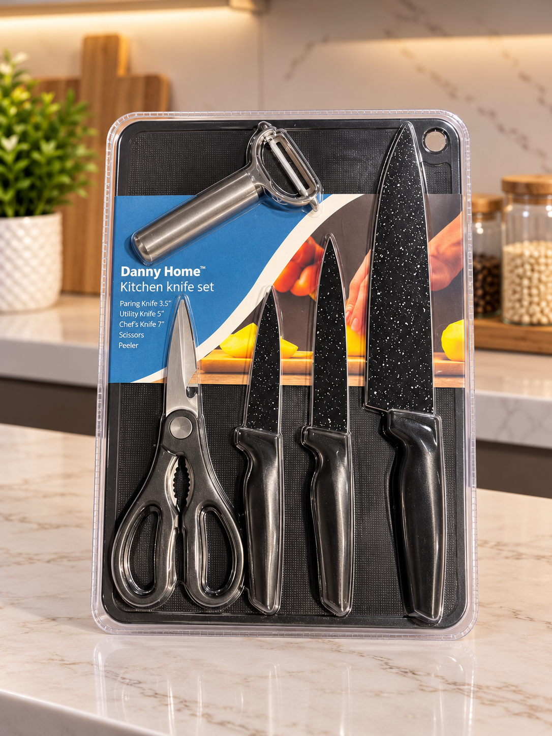 Danny Home 5 PCS Kitchen Knife Set