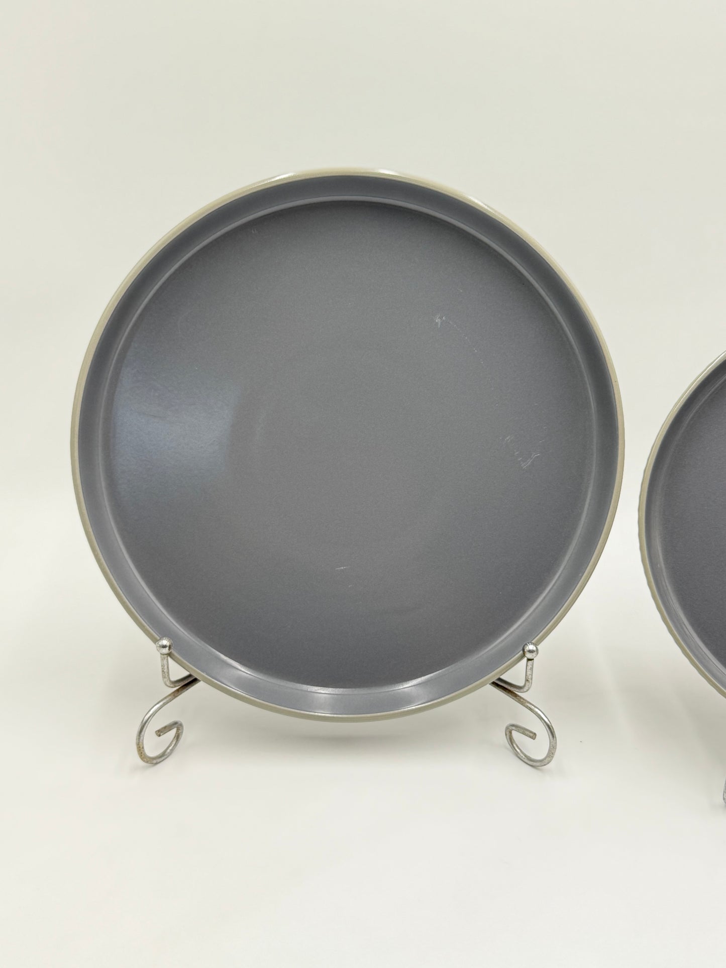 12 Pcs Grey Glazed Stoneware Breakfast Set 💫