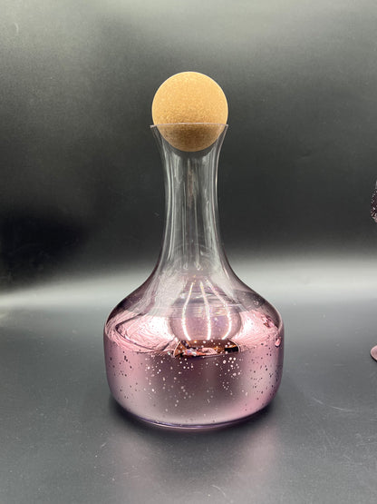 Luxury 7 Pcs Turkey Glass Water Decanter Set – Luxe Bubble Finish